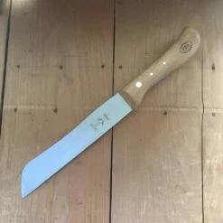 Windmühlenmesser Hamburger 6.75" Bread Knife Carbon Copper Beech