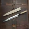 Sakai Kikumori Choyo 270mm Yanagi Shirogami 2 With Saya - LEFTY