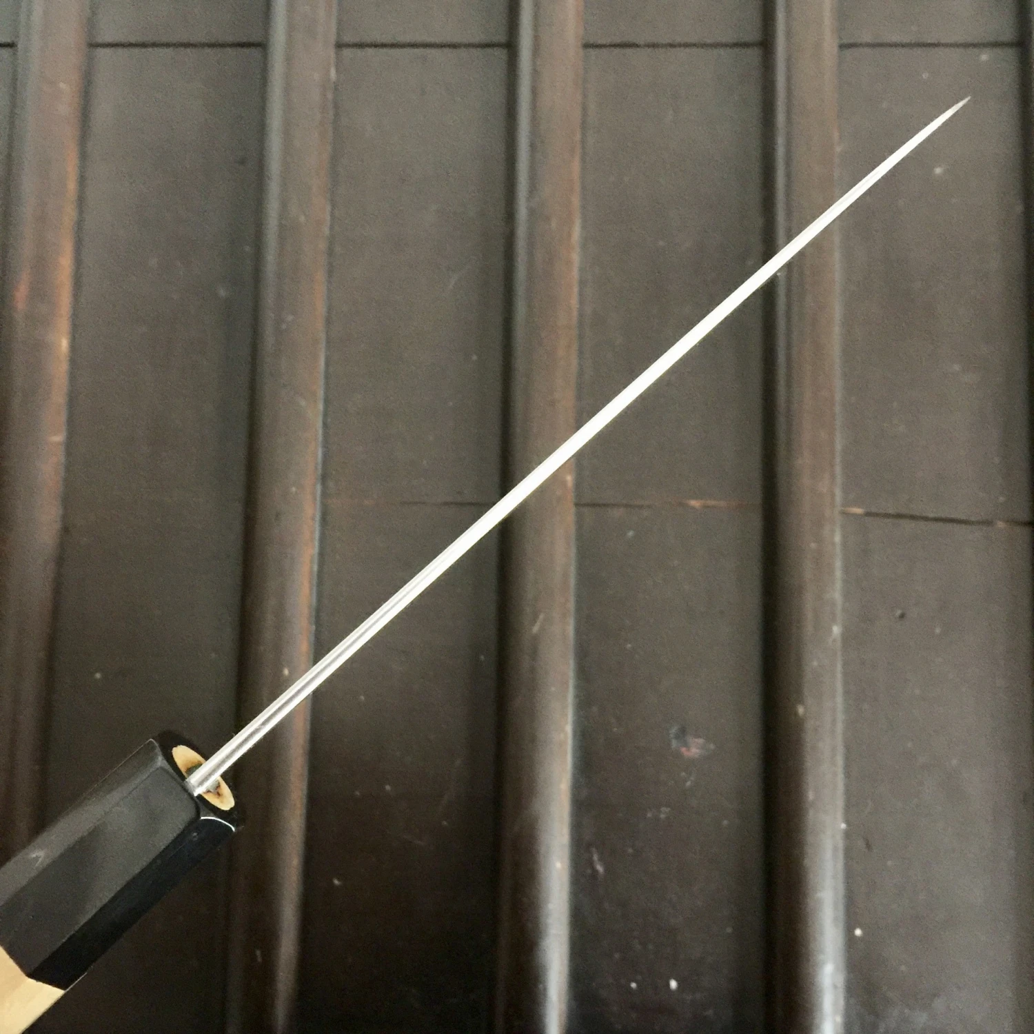 Takada No Hamono 180mm Santoku Iron Clad Aogami 2 Ho & Horn Octagonal - Image 6