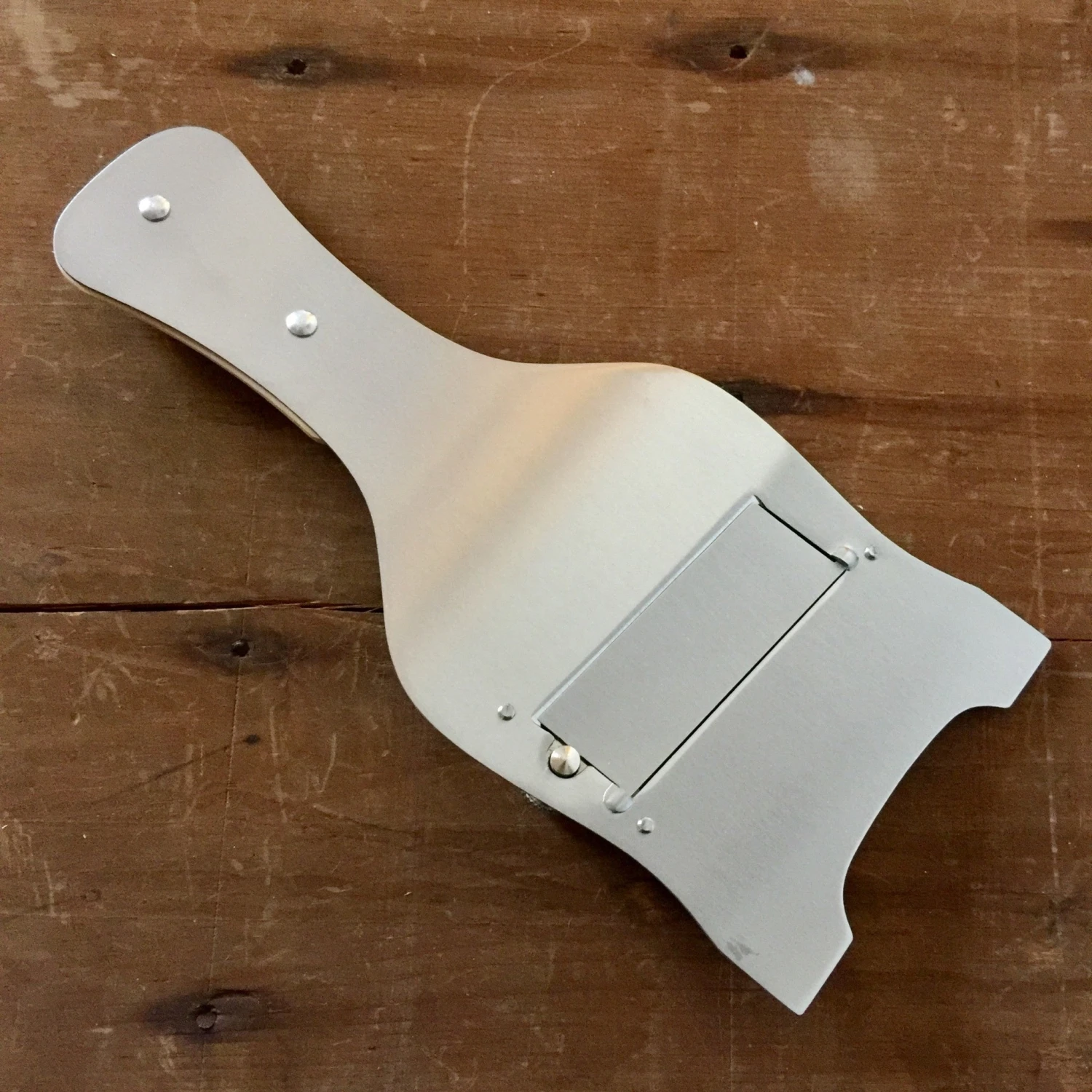 Ambrogio Sanelli - Truffle Slicer - Plain Blade - Olive Handle - Image 3